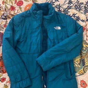 Kids North Face Mossbud Reversible jacket